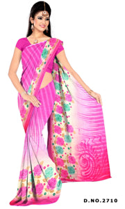 synthetic saree